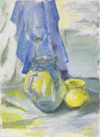 Still life in blue and yellow (2017)